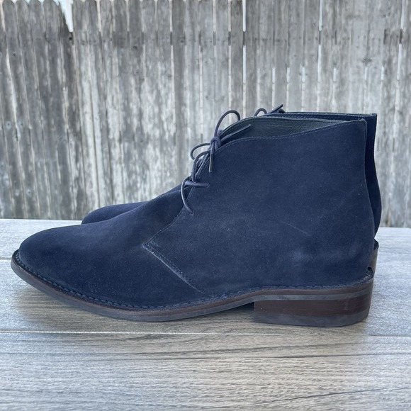 Thursday Boot Company Everyday Men 11.5 Scout Blue Suede Chukka Ankle Boots Lace main image 12
